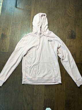 Hollister Pale Pink Pullover Hoodie with Front Pocket